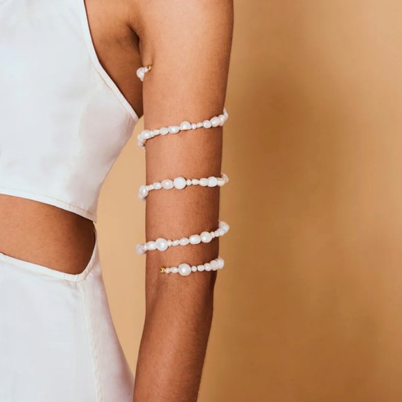 Cult Gaia Mishka Bracelet - Pearl - Picture 2 of 5